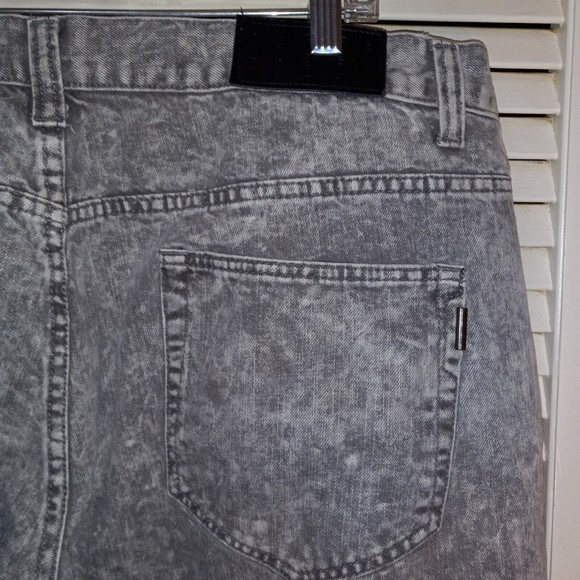 Eight 732 Jeans 8732 Tag Size 42X34 (Measures 42X31) Acid Wash Gray Denim - Picture 11 of 16